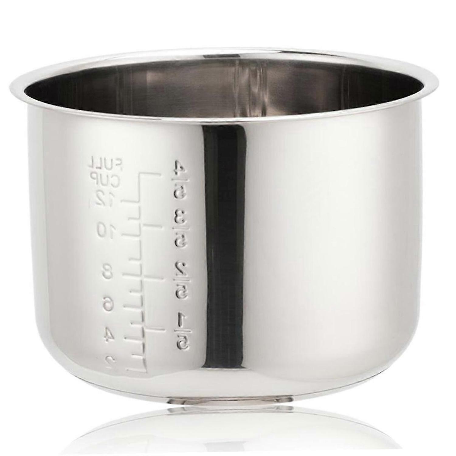 Olla arrocera de acero inoxidable de 5 l con báscula