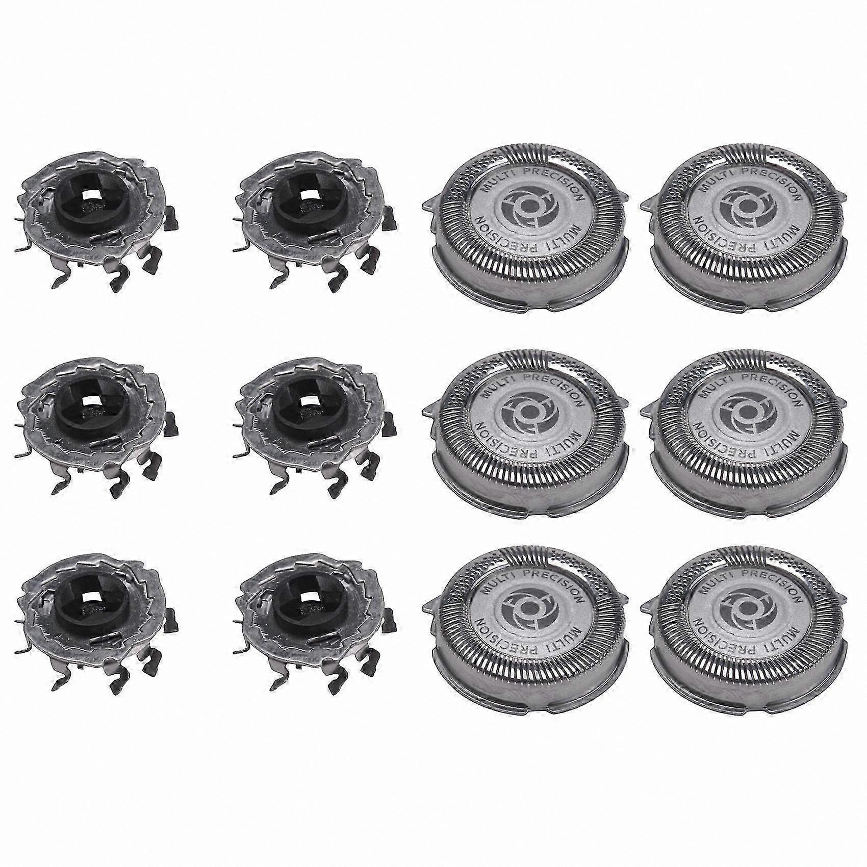 6-Pack MultiPrecision Blade Heads for Series 5000 Electric Shavers, Compatible with S5000 Models