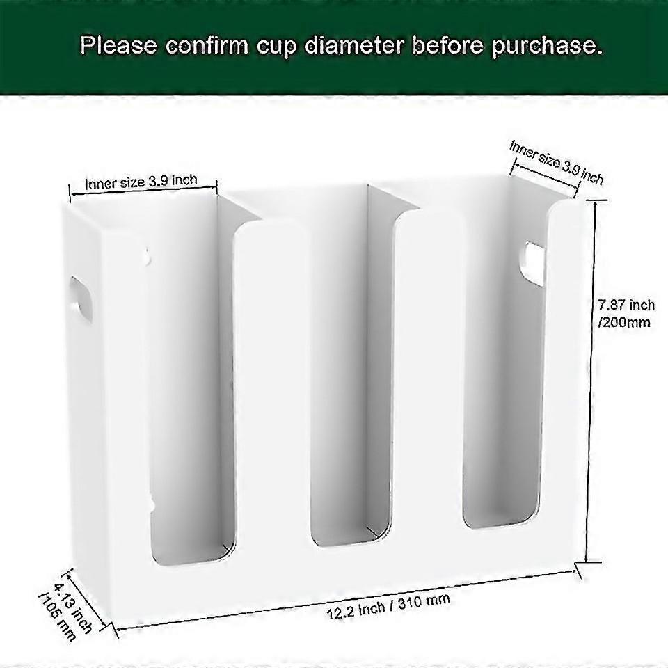 For Free Punching Wallmounted Cup Holder