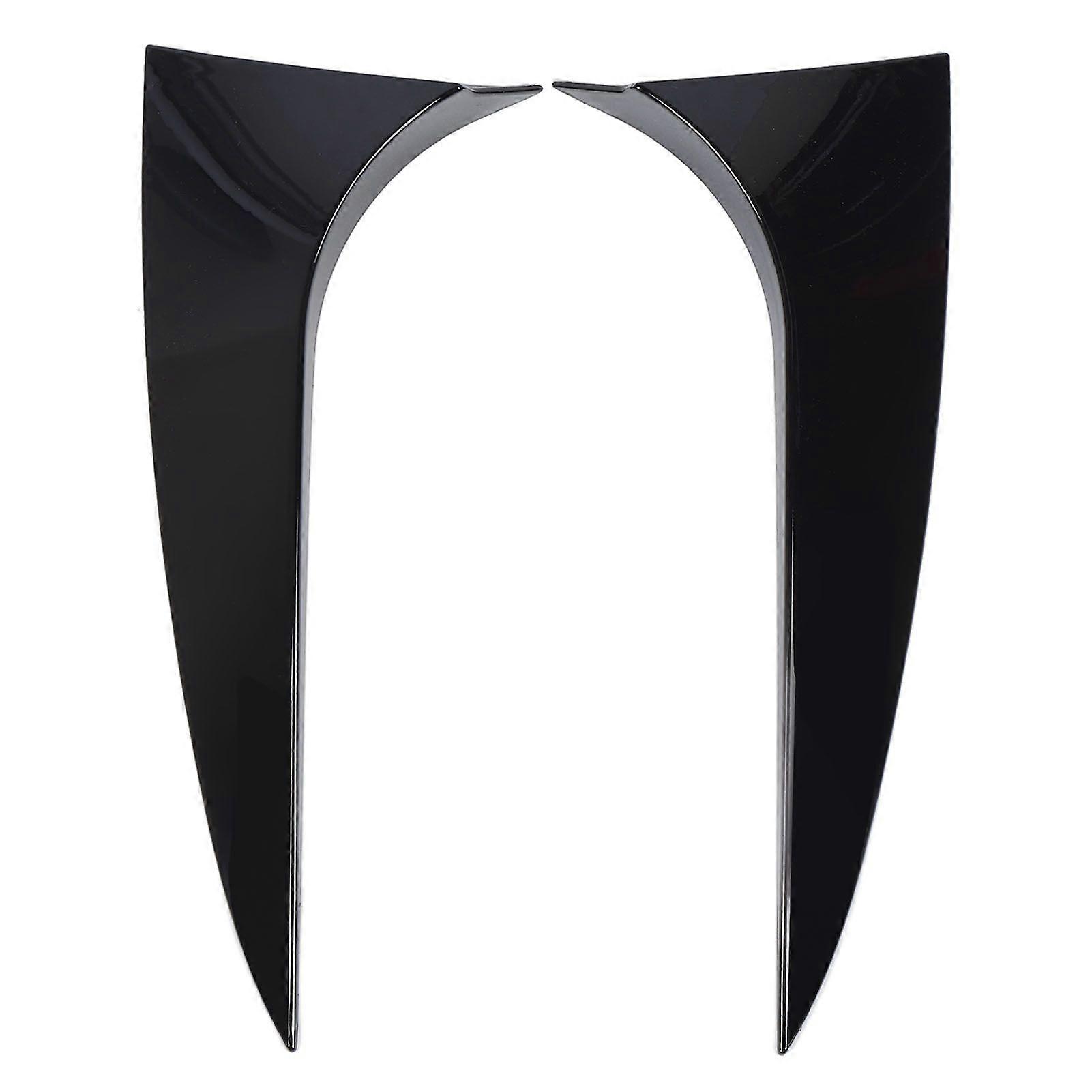 2PCS Rear Window Side Spoiler Left Right Glossy Black Rear Window Spoiler Side Wing Trim Cover for CLA-Class X117 Shooting Brake 2013 to 2019