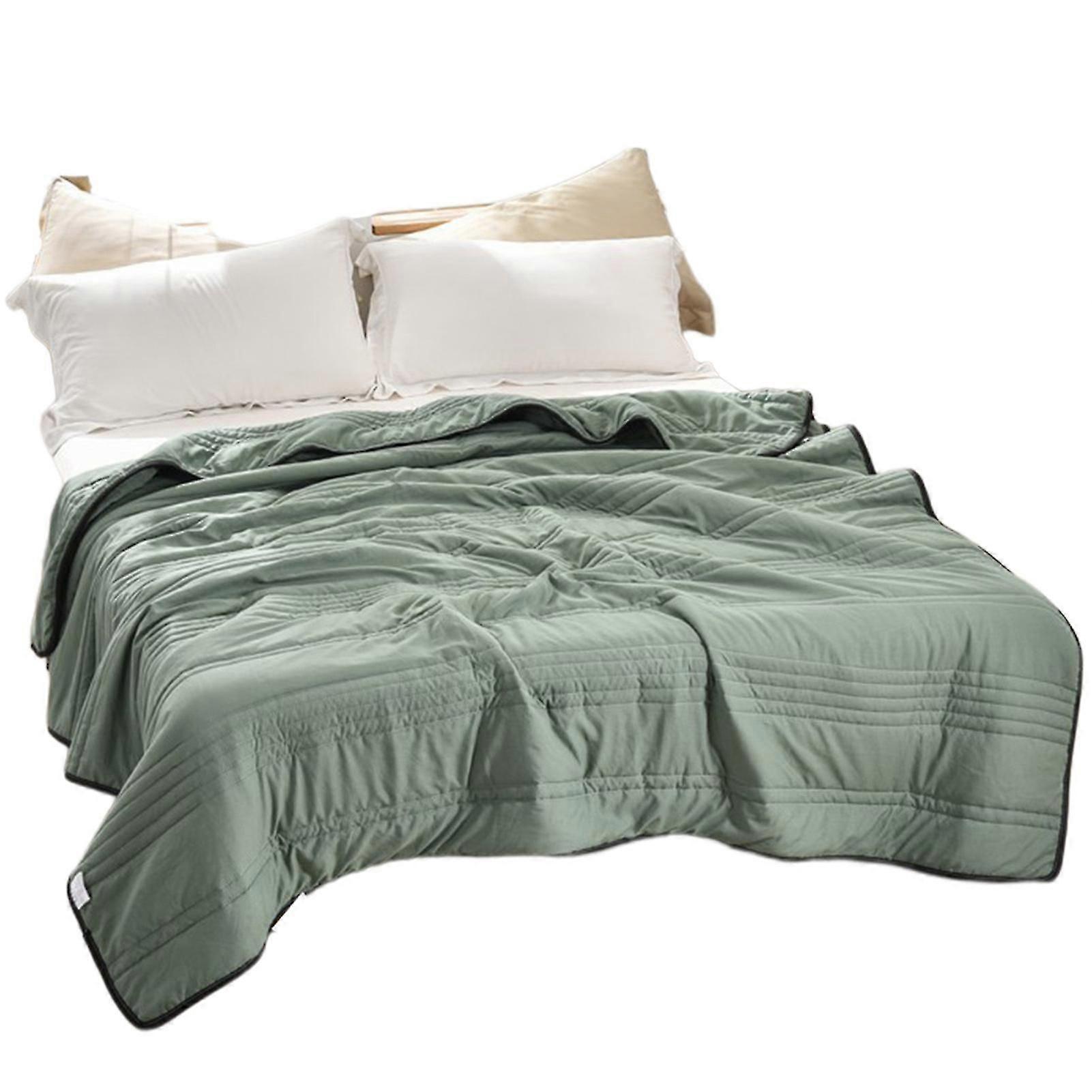 Ice Silk Cooling Blanket Soft Comfortable Air-Conditioner Quilt for Bedroom