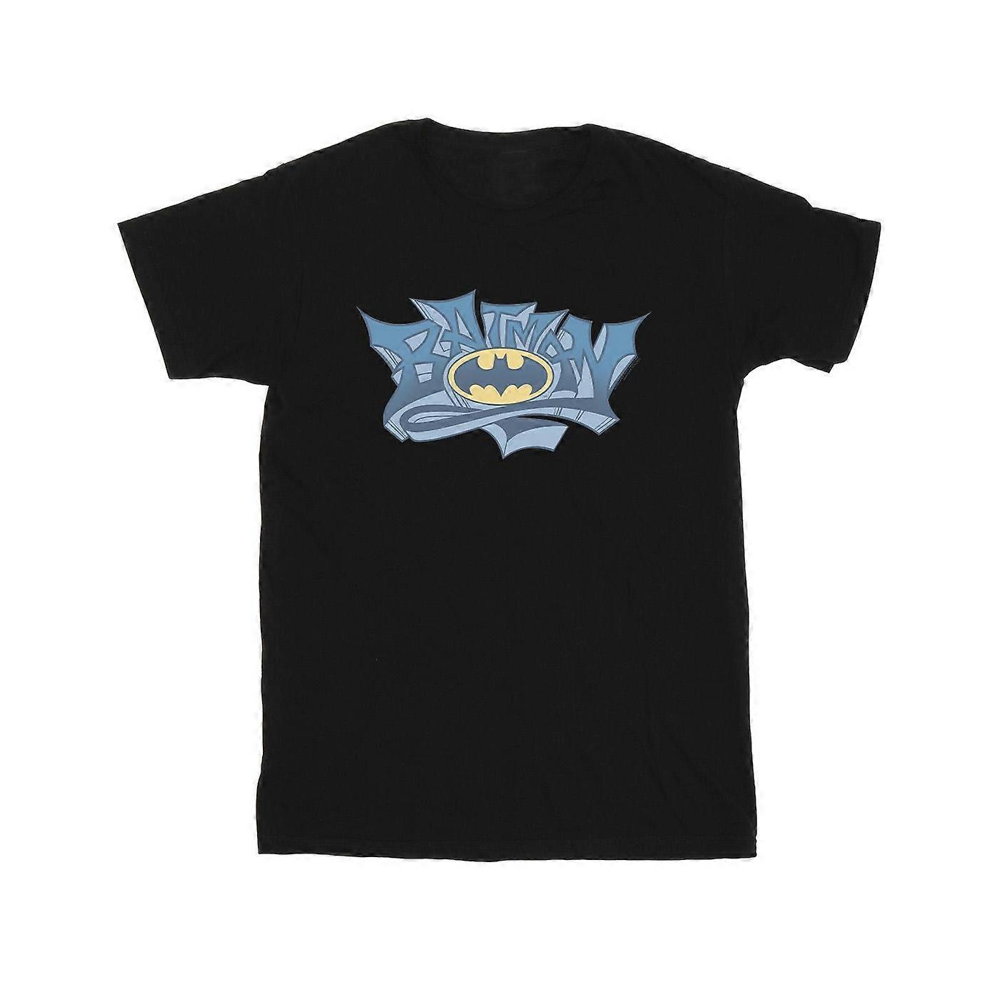 DC Comics Miesten Batman Graffiti Logo T-paita