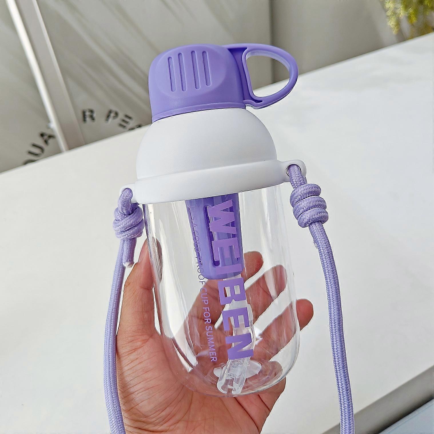 Portable tea strainer tea brewing cup large capacity straw cup space cup