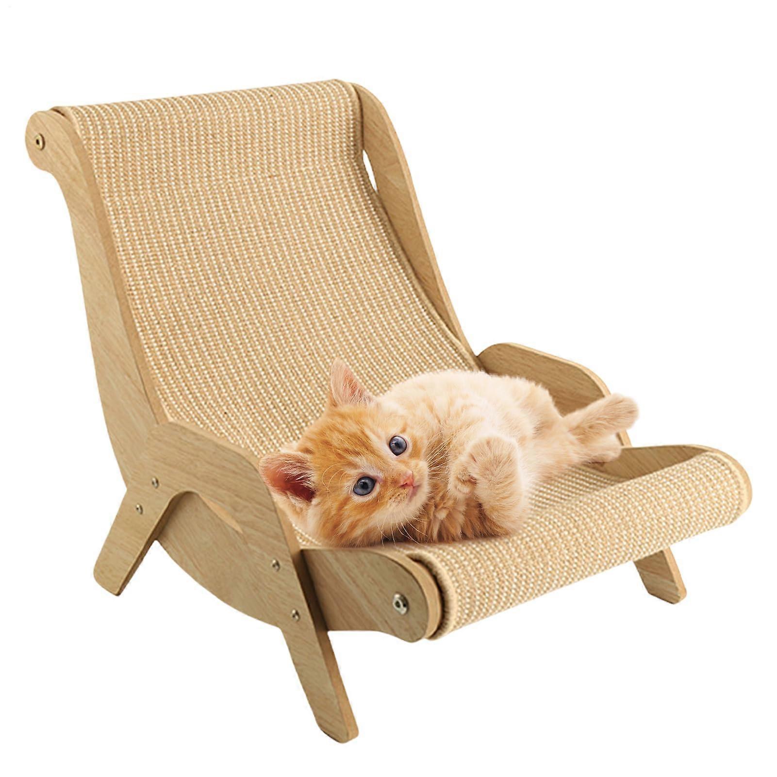 Rocking Cat Scratch Chair Sisal Cat Furniture For Scratching And Rest Indoor And Outdoor Pet Lounger Bed And Scratcher