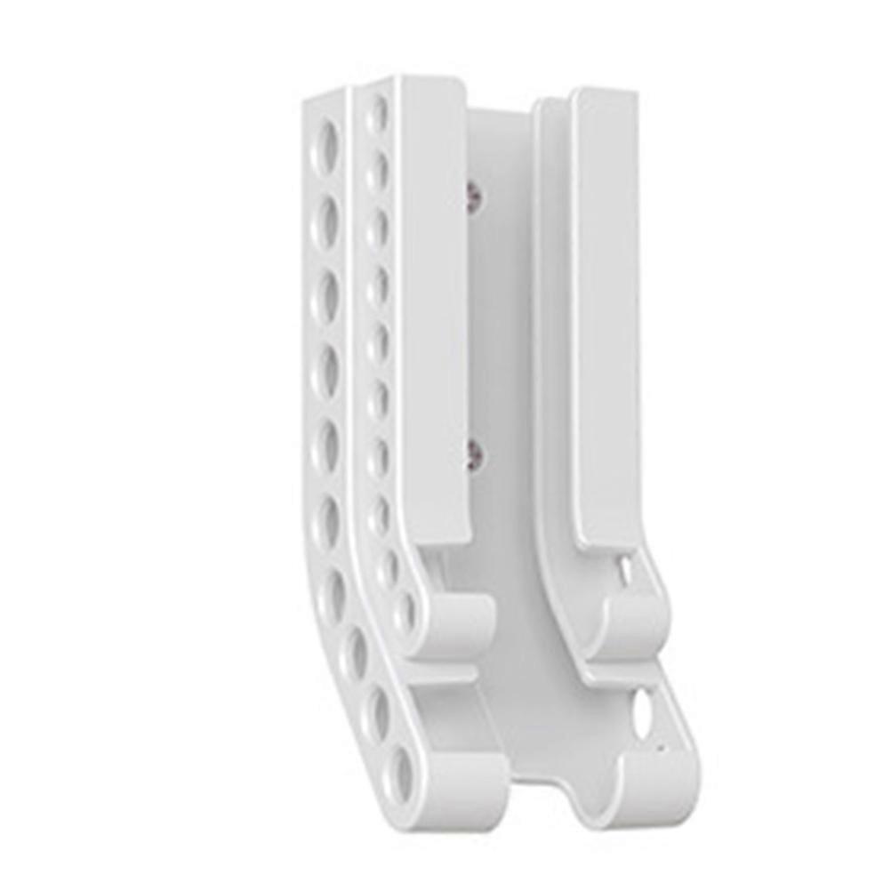 Battery Holder Wall Mount Organizer for General Users Plastic White with Easy Access Function 1Pack