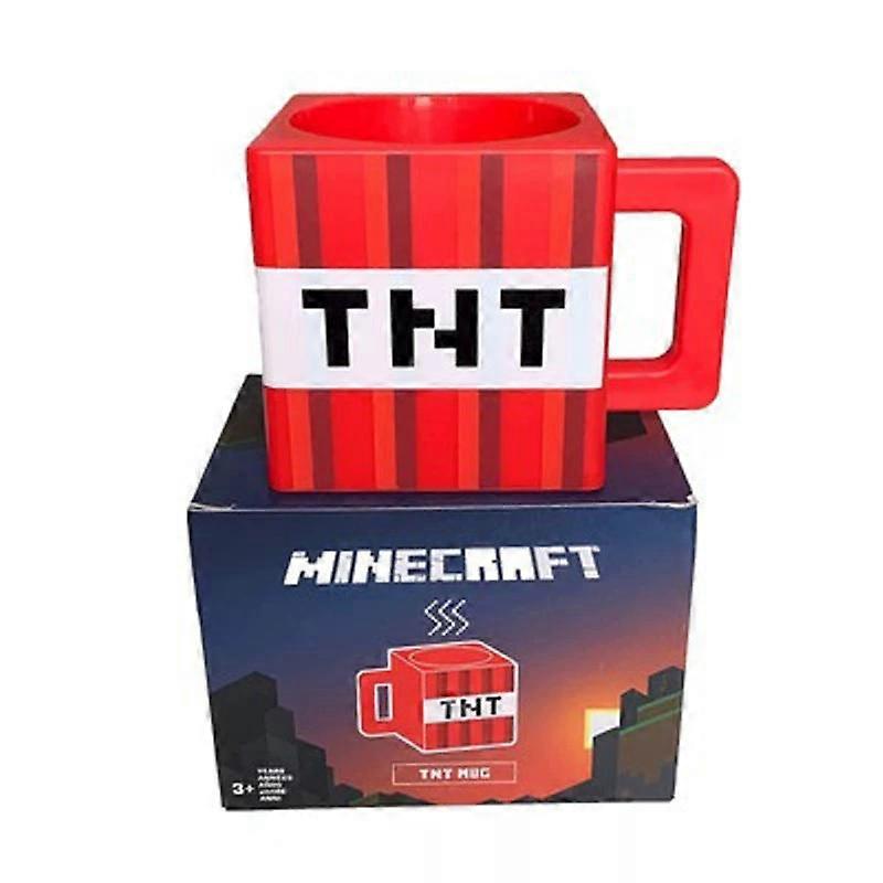 My World Game Peripheral Mug Minecraft Enderman TNT Creeper Cup Children's Water Cup