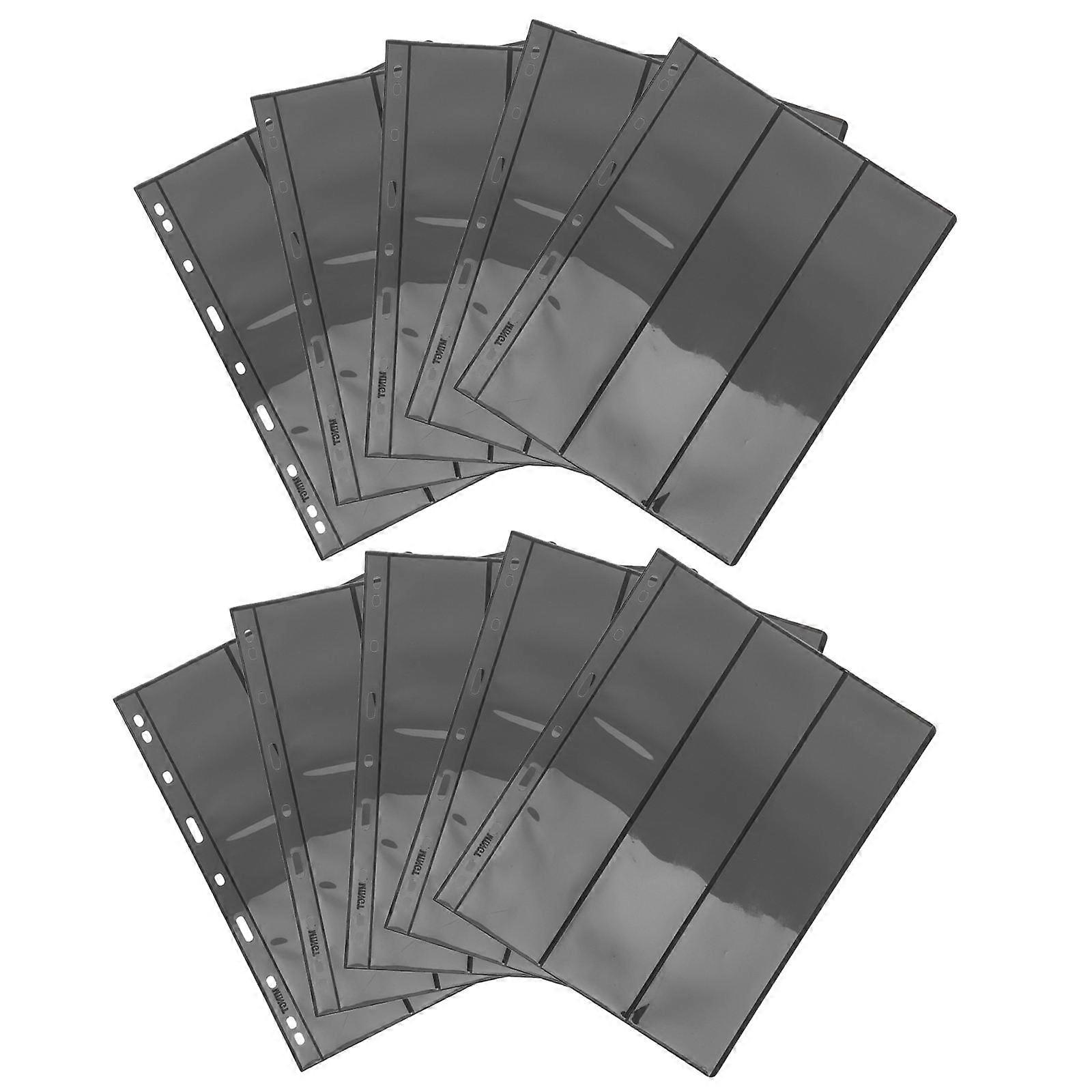 Stamp Album Pages Simple Design Rectangle Stamps Collectibles 10Pack