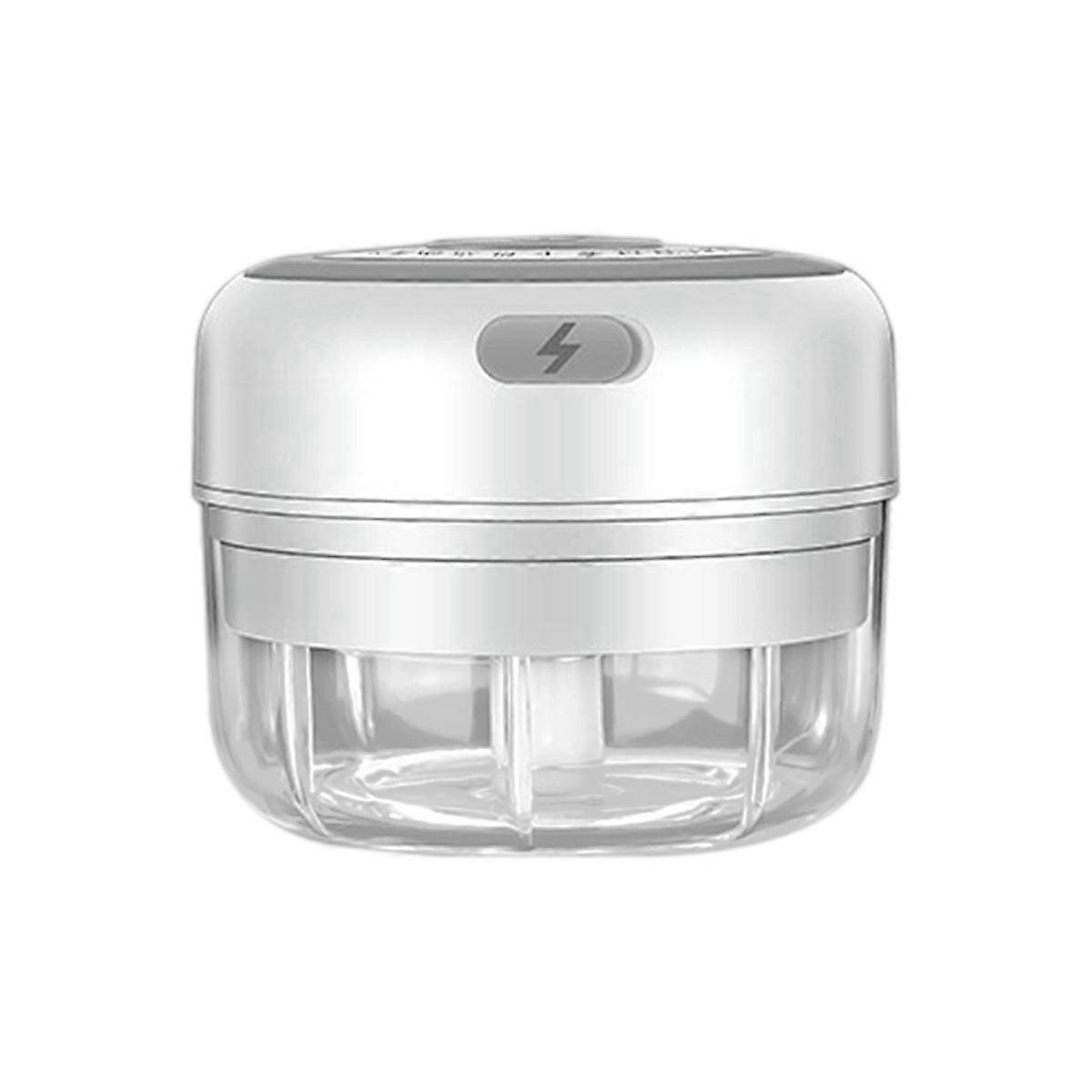 Electric Garlic Masher Mini Chopper Ginger Masher Machine White