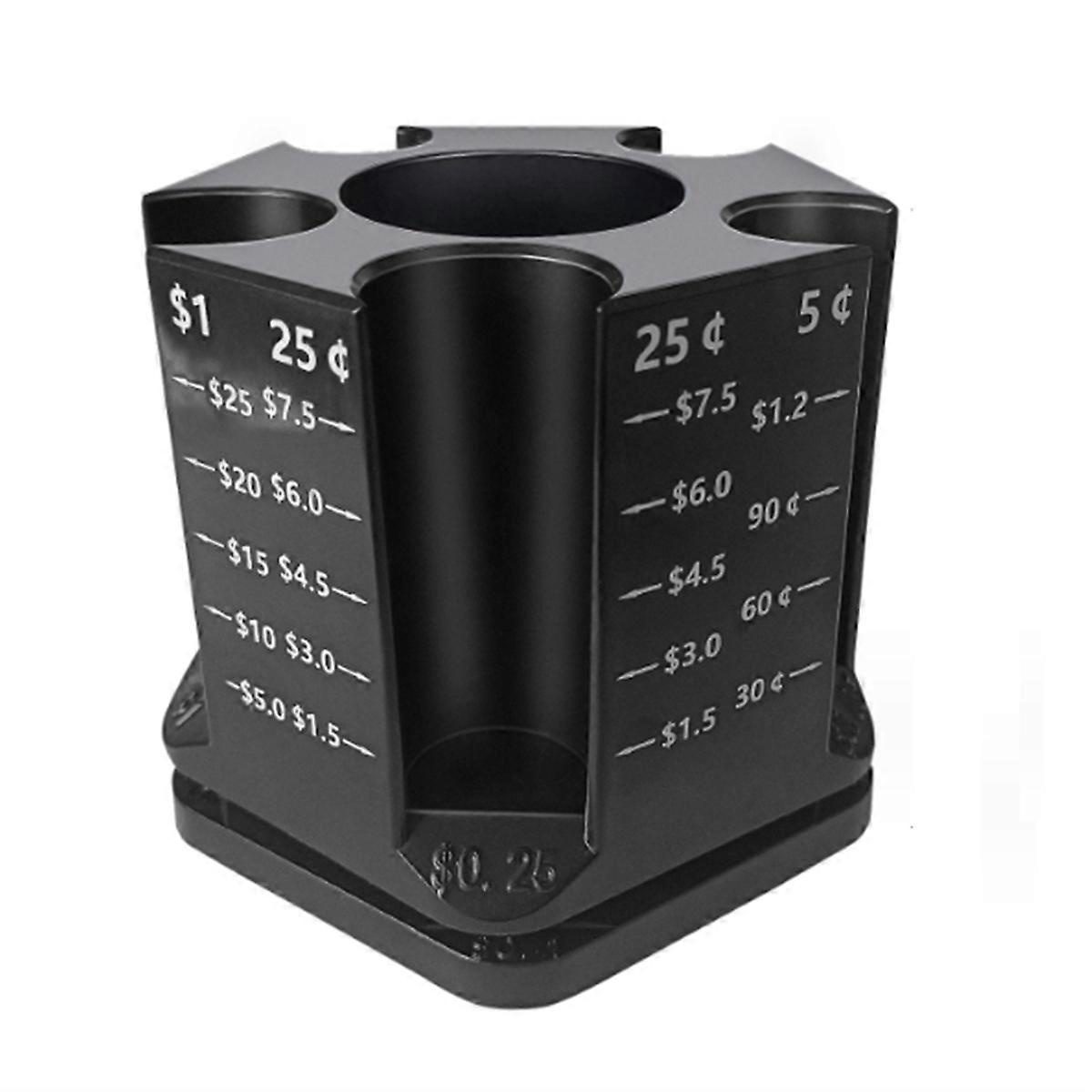 Coin Counter Coin Sorter, 2 In-1 Desk Organizer