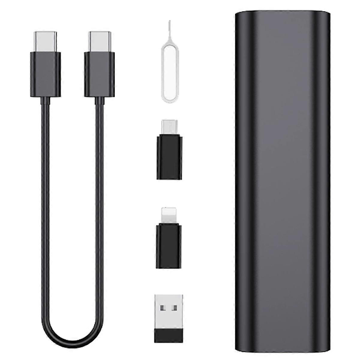 PD60W USB C to Type C Cable Fast Charging Travel Multi Functional USB Adapter SD Card Storage Box