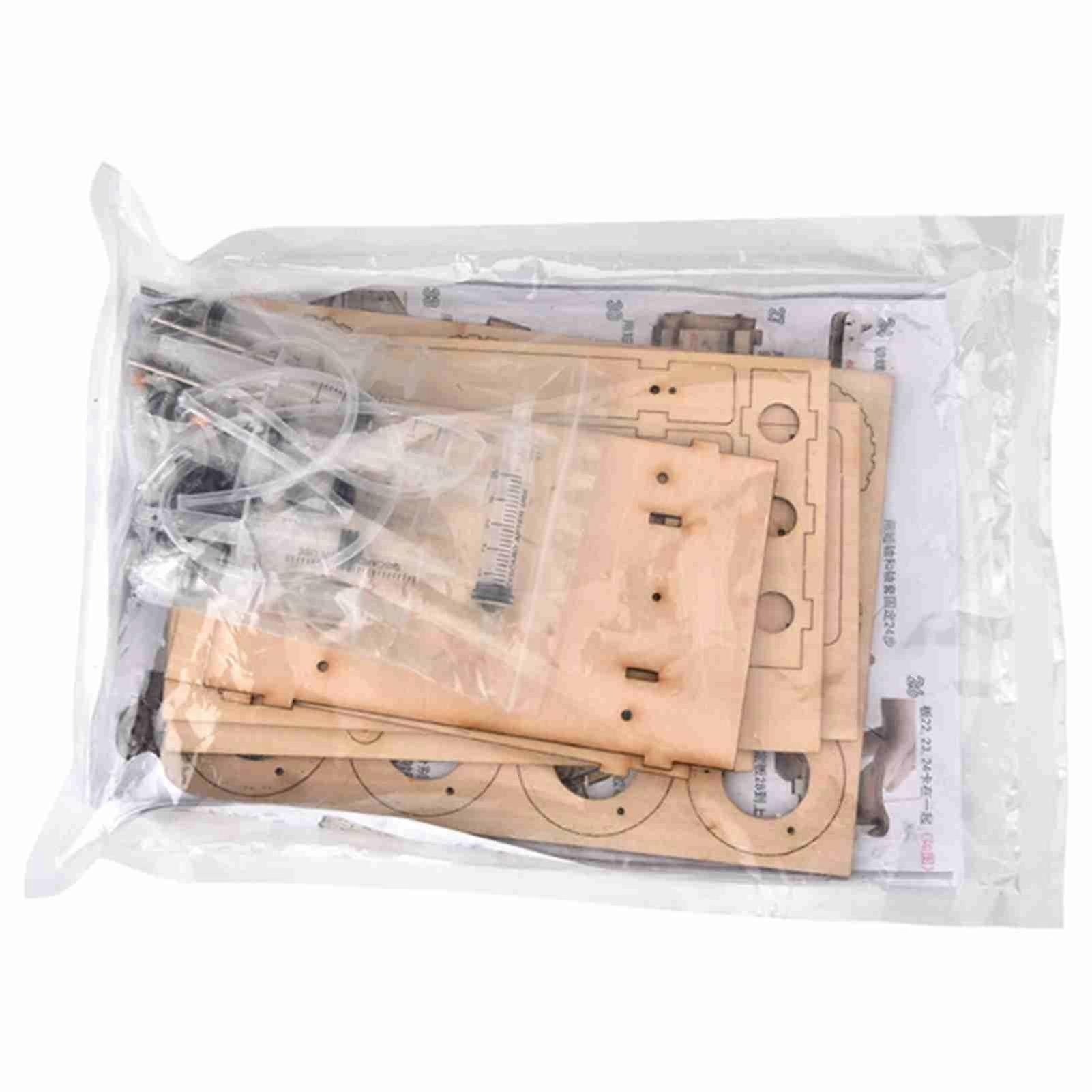 Handmatige DIY Model Toy Hydraulische Houten Graafmachine Assemblage Model Set Experiment Digger Schimmel (No.2