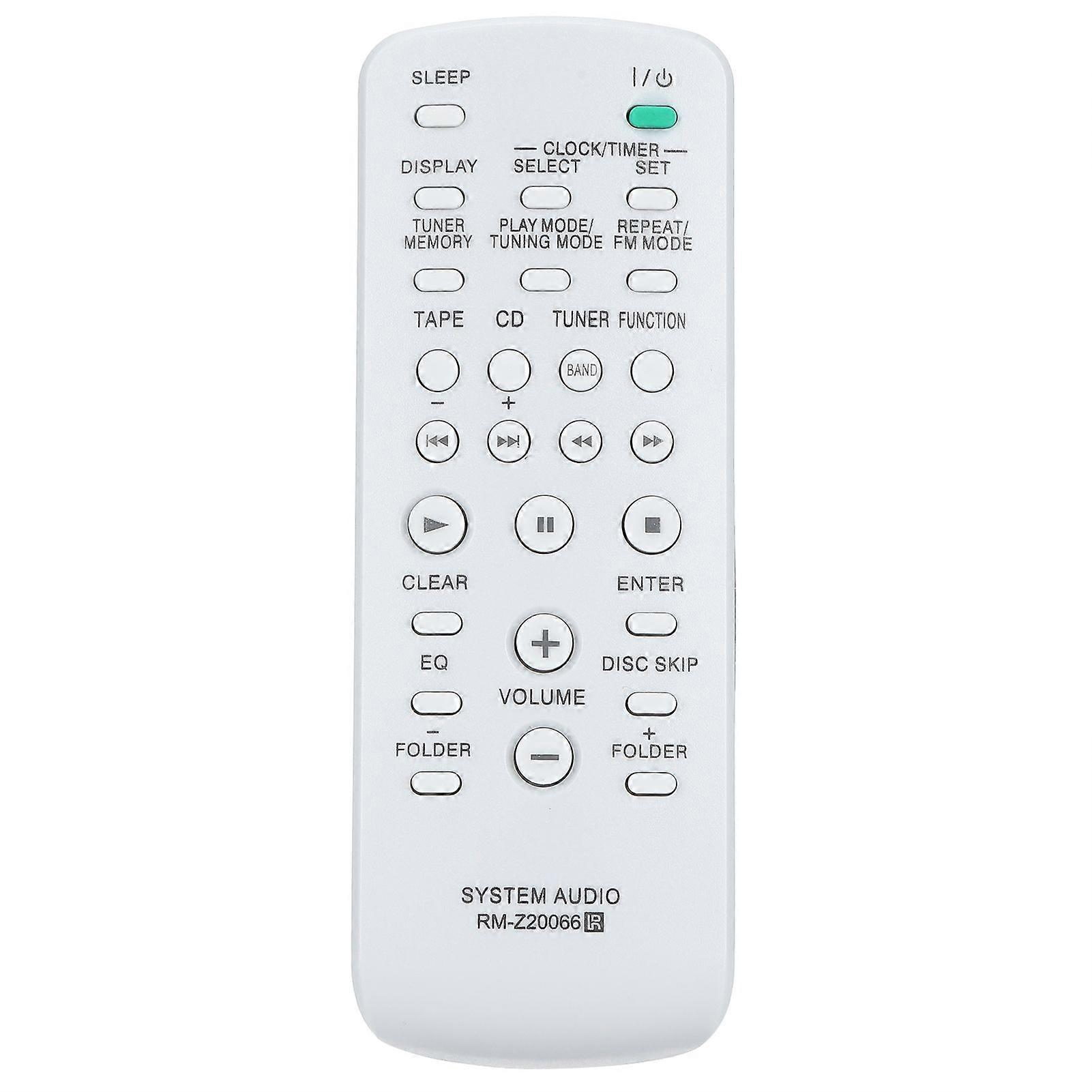 Remote Control Audio System Replacement Remote Controller Applicable for Sony RMZ20066