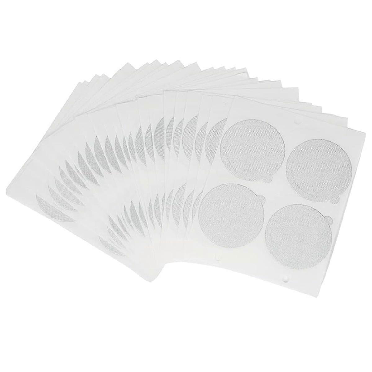 100pcs 37mm Aluminum Espresso Lids Foil Seals Stickers for Reusable Espresso Capsules