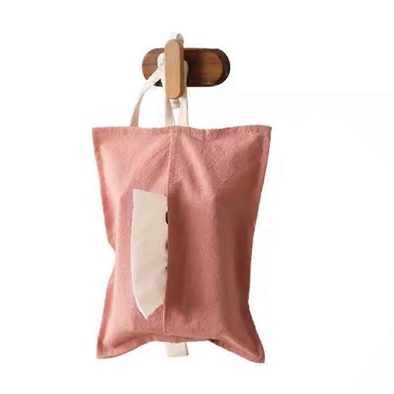 Soft Washable Cotton Fabric Tissue Box Storage Organizer