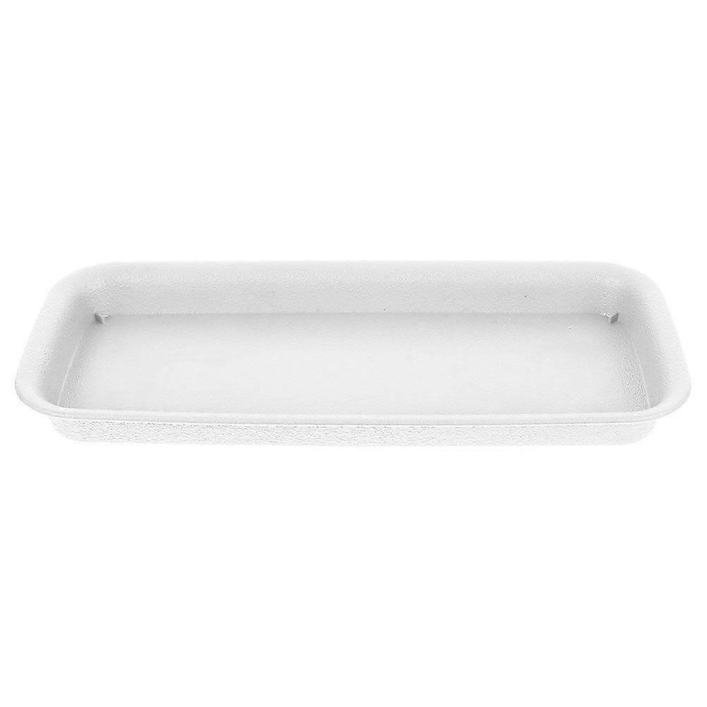 Rectangular Plant Saucer Tray: Plastic Flower Pots Drip Tray Planter Pan Base Window Shelf Planter Saucer Container For Indoor-Outdoor Plant