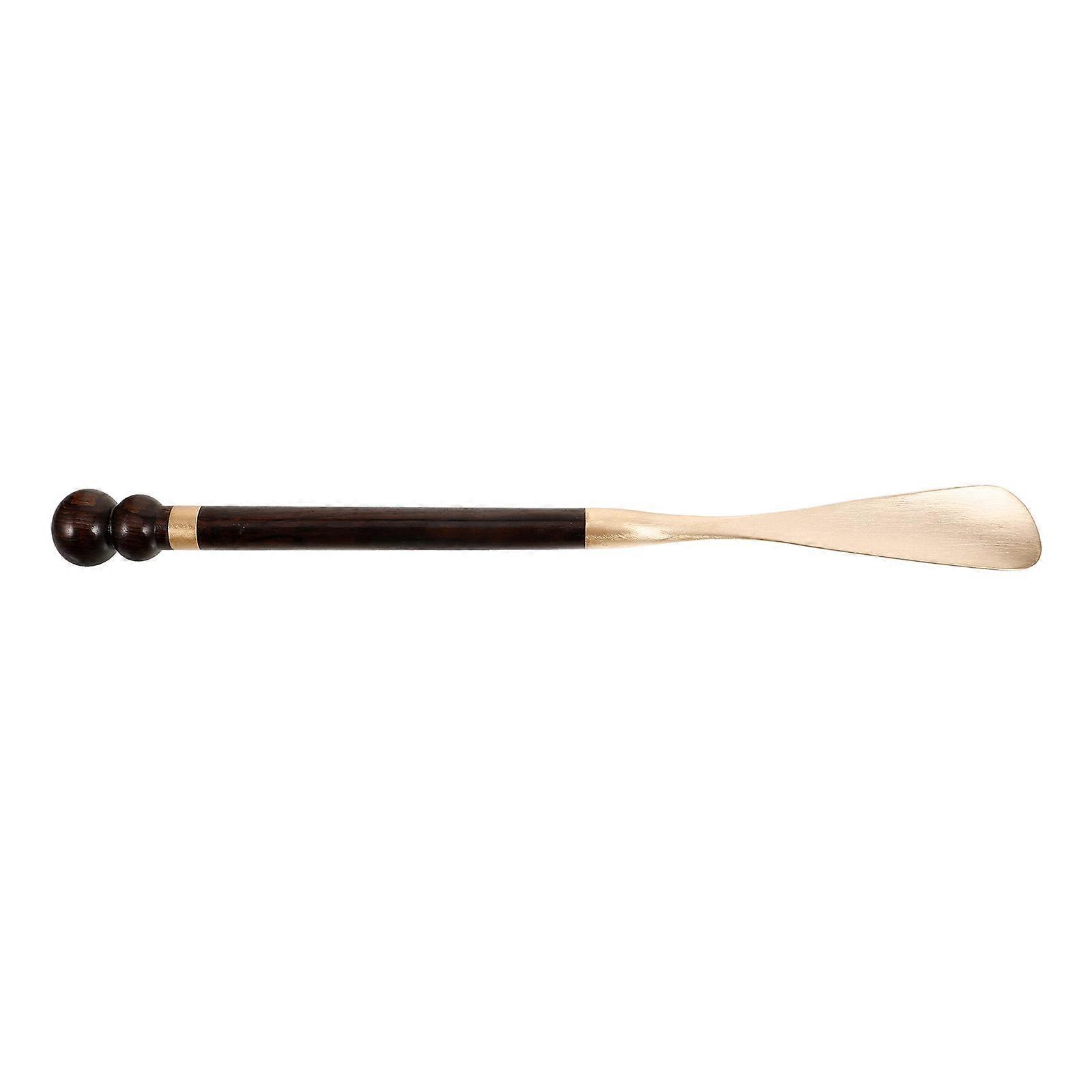Shoe Horn Long Handle Shoe Lifting Tool 2Pcs for Home Use with Copper Head
