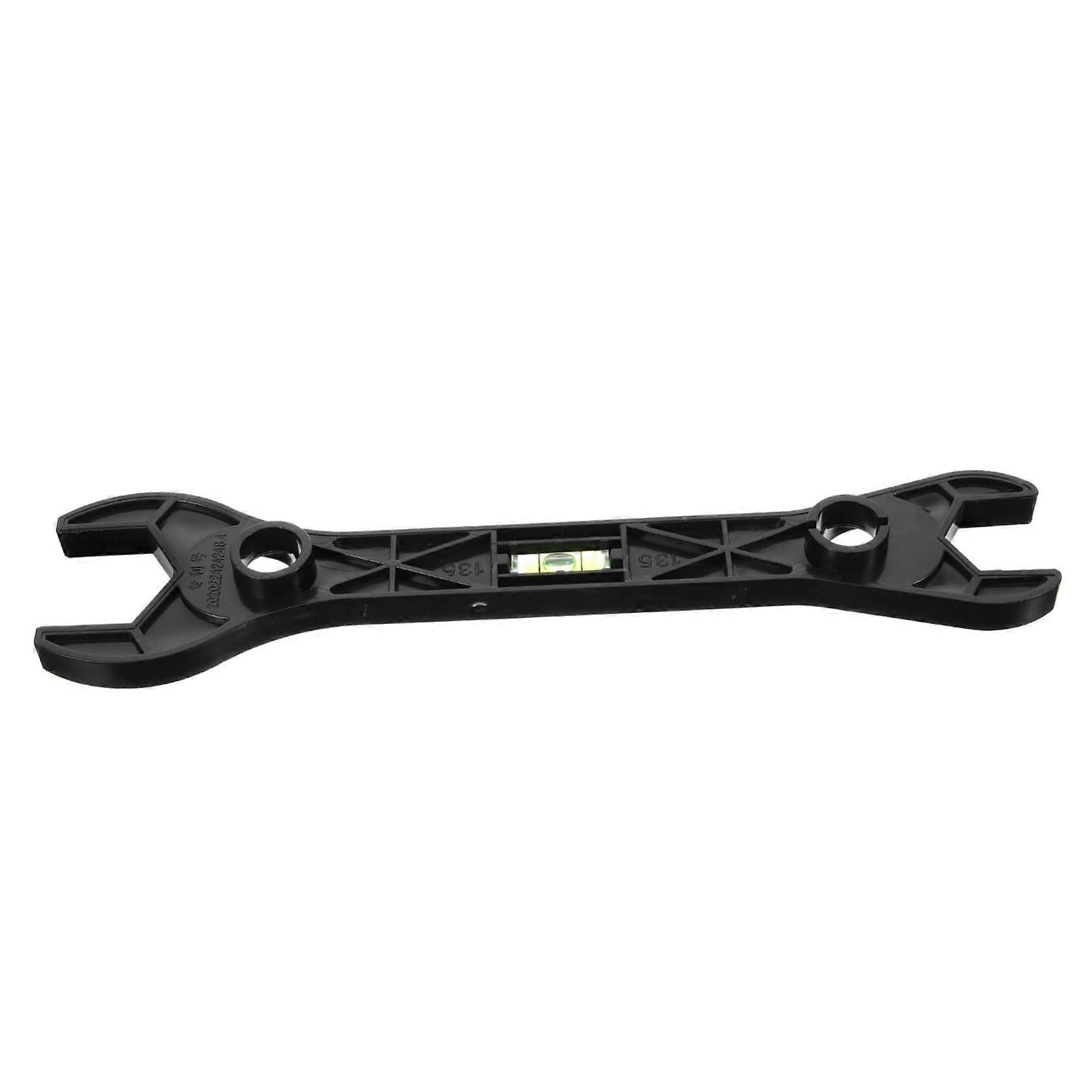 Shower Wrench Hand Tool with Built-In Level Durable Plumbing Spanner for Bathroom Fixtures and Faucet Repairs