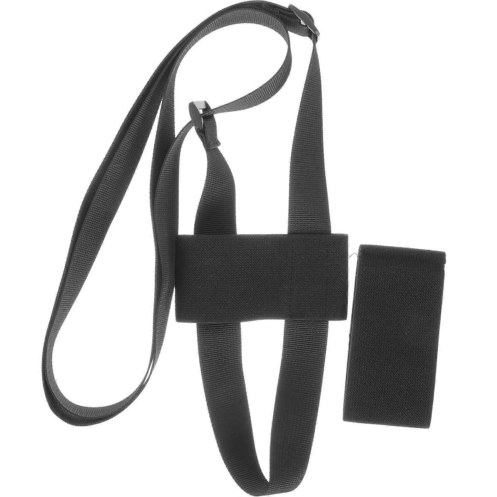 Water Bottle Carrier with Strap for Carrying 4Pcs Portable Shoulder Sling Black