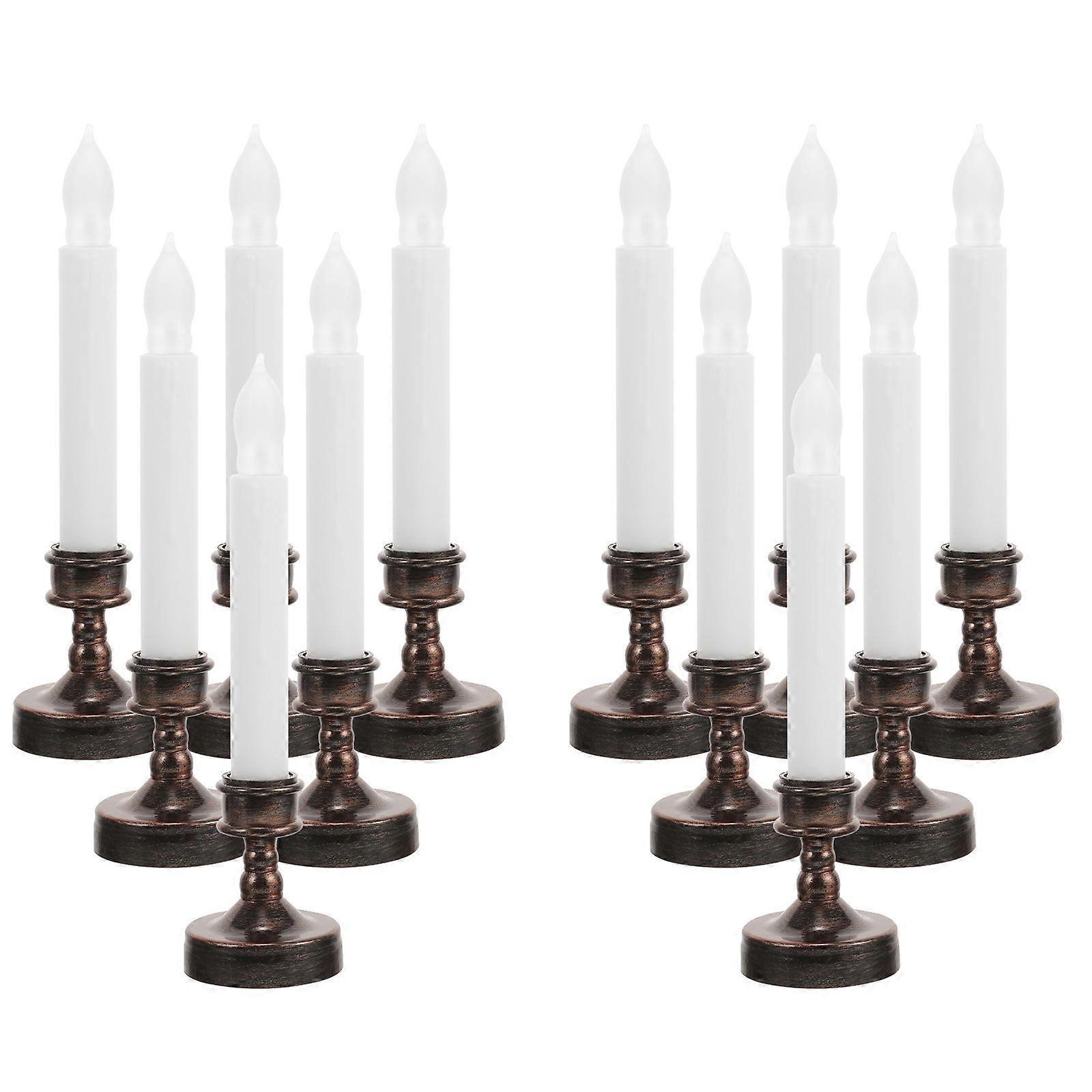 Battery Operated Candle Lights LED Flameless Candles for Party 24 Pieces