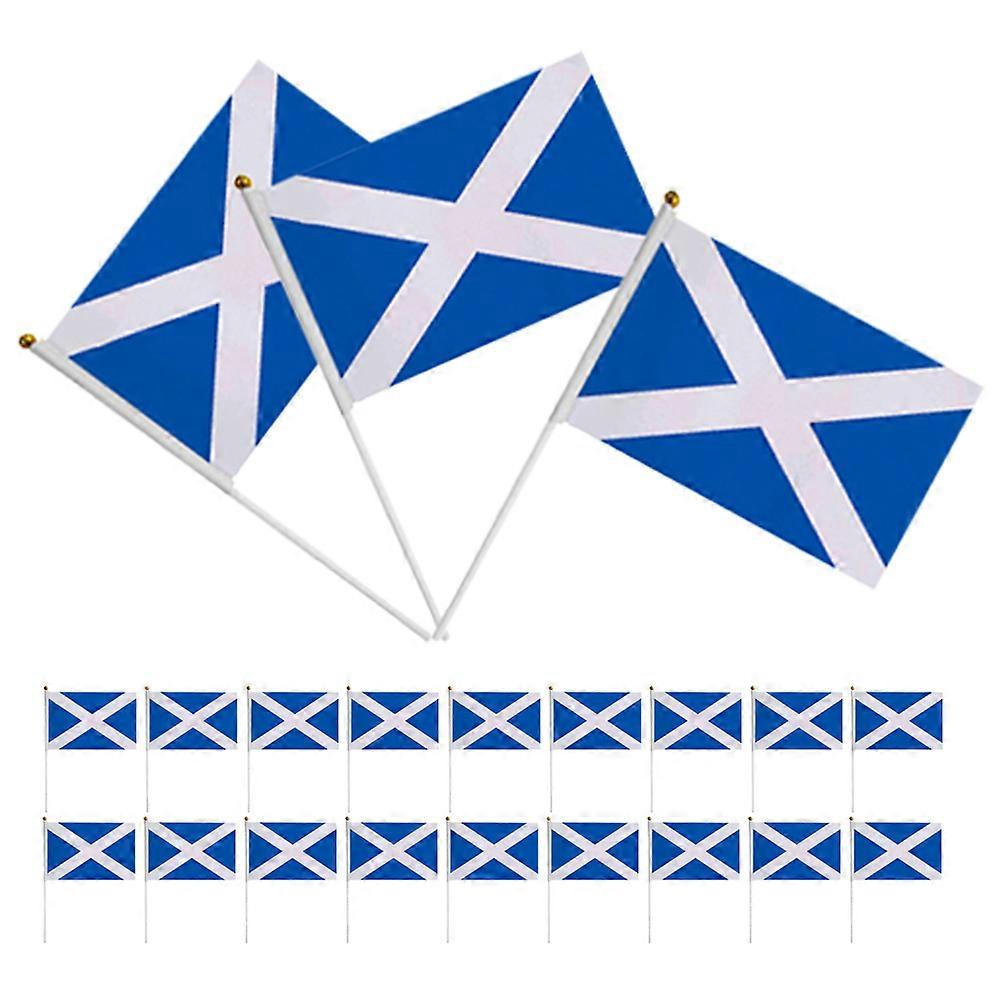 Portable Scottish Flags Handheld for Patriotic Decor 250Pcs