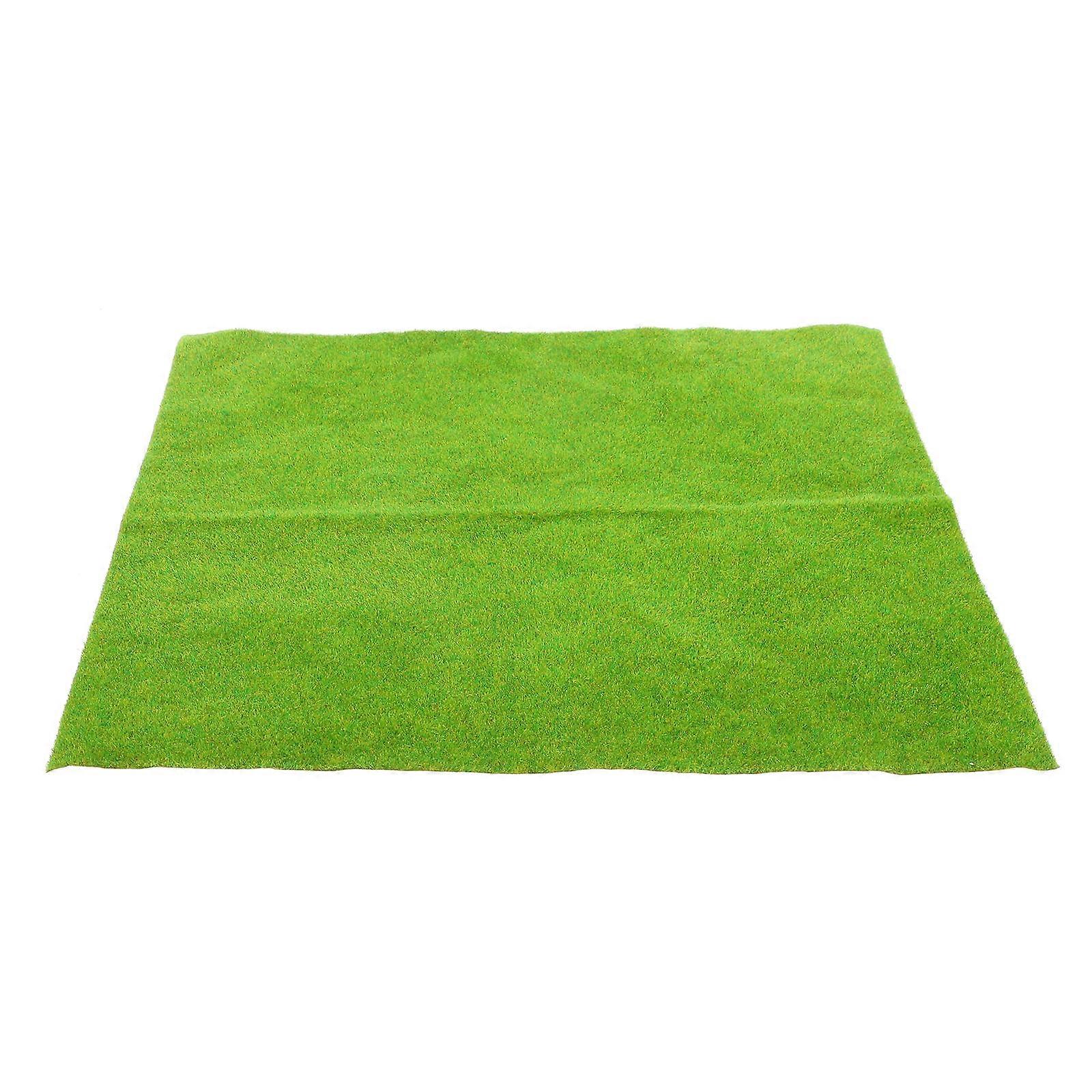 Fake Grass Model For DIY Enthusiasts Landscape Decor Green 25X25X0.50CM Rectangular 1Pack
