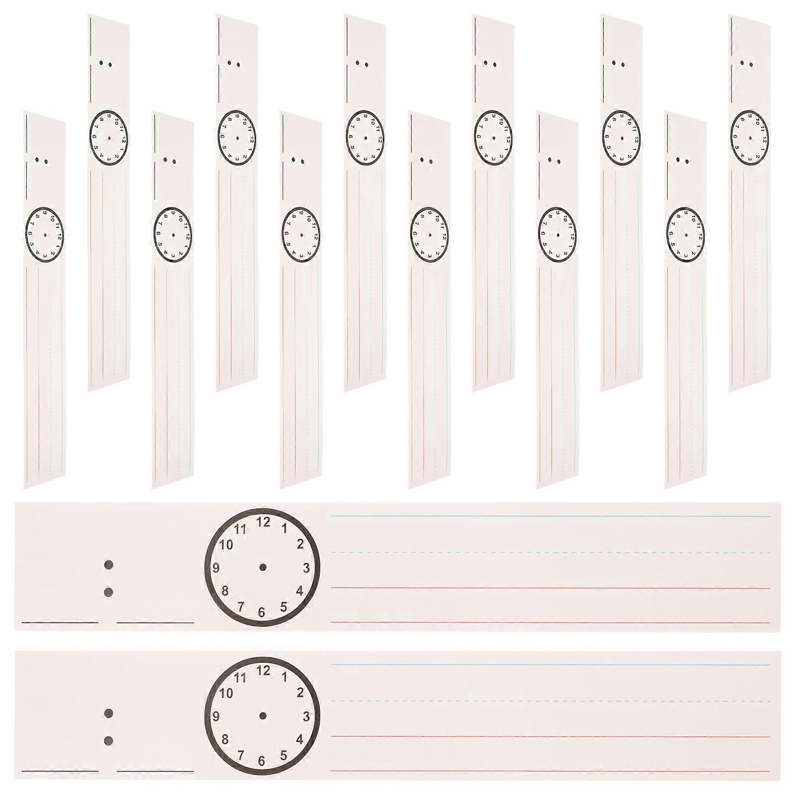 18 Sheets Kids Sentence Strips Paper Learning Tool for Classroom Use