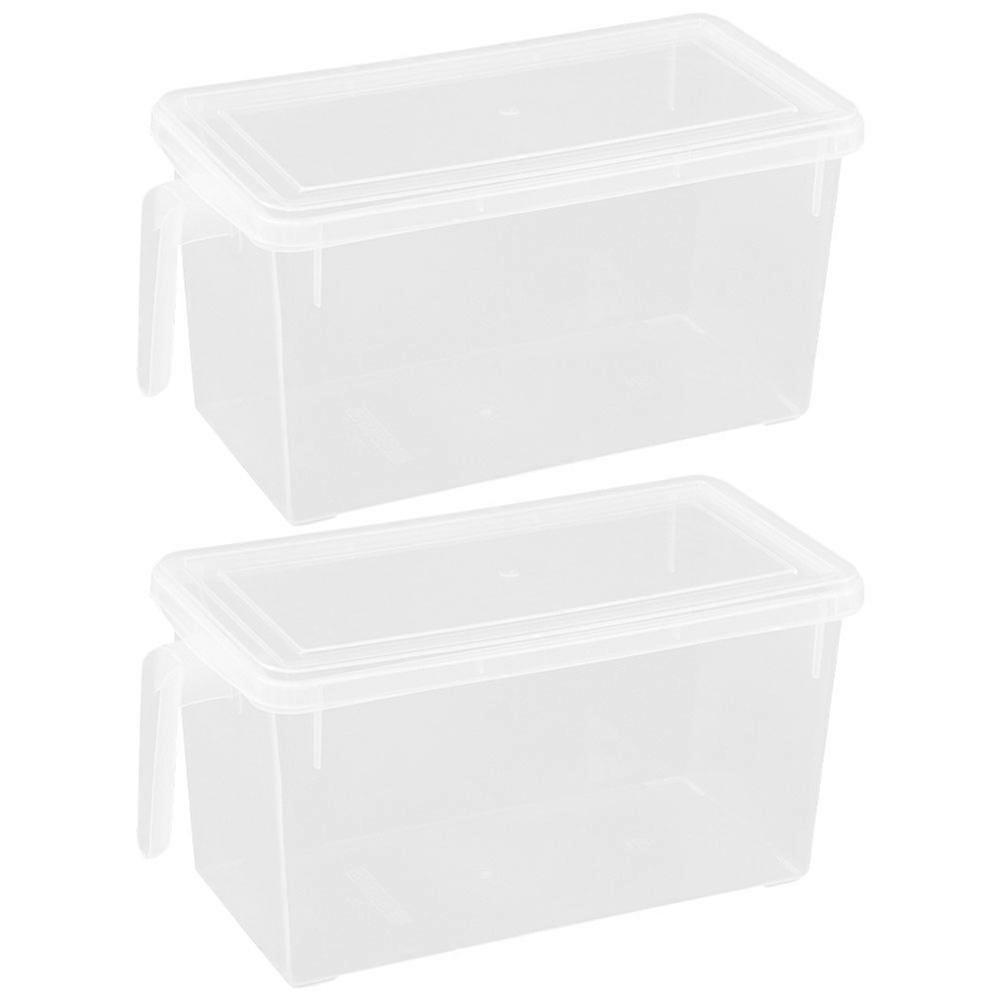 Food Preservation Storage Box Sealed Box for Kitchen 4Pcs Transparent