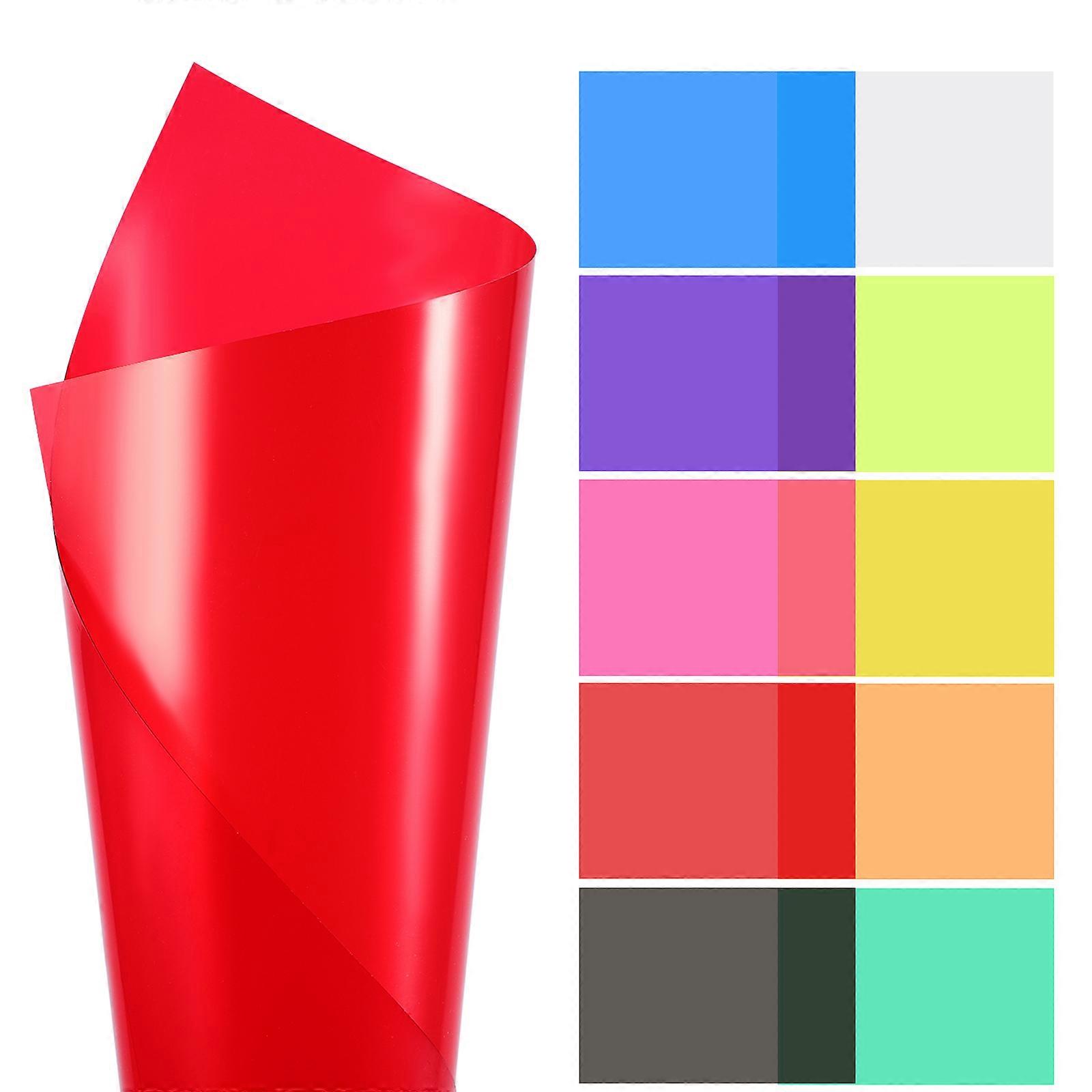Color Filter Film Gel Light Filter for Home Use Containing 80 Sheets
