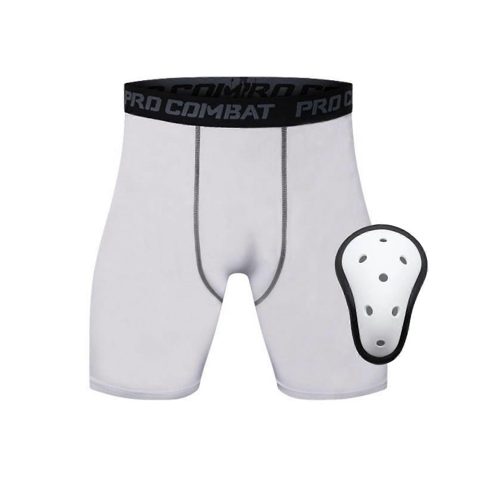 Compression Shorts with Protective Cup, Compatible with Flexcup, for Adults & Youth - Superior Support & Comfort for Sports