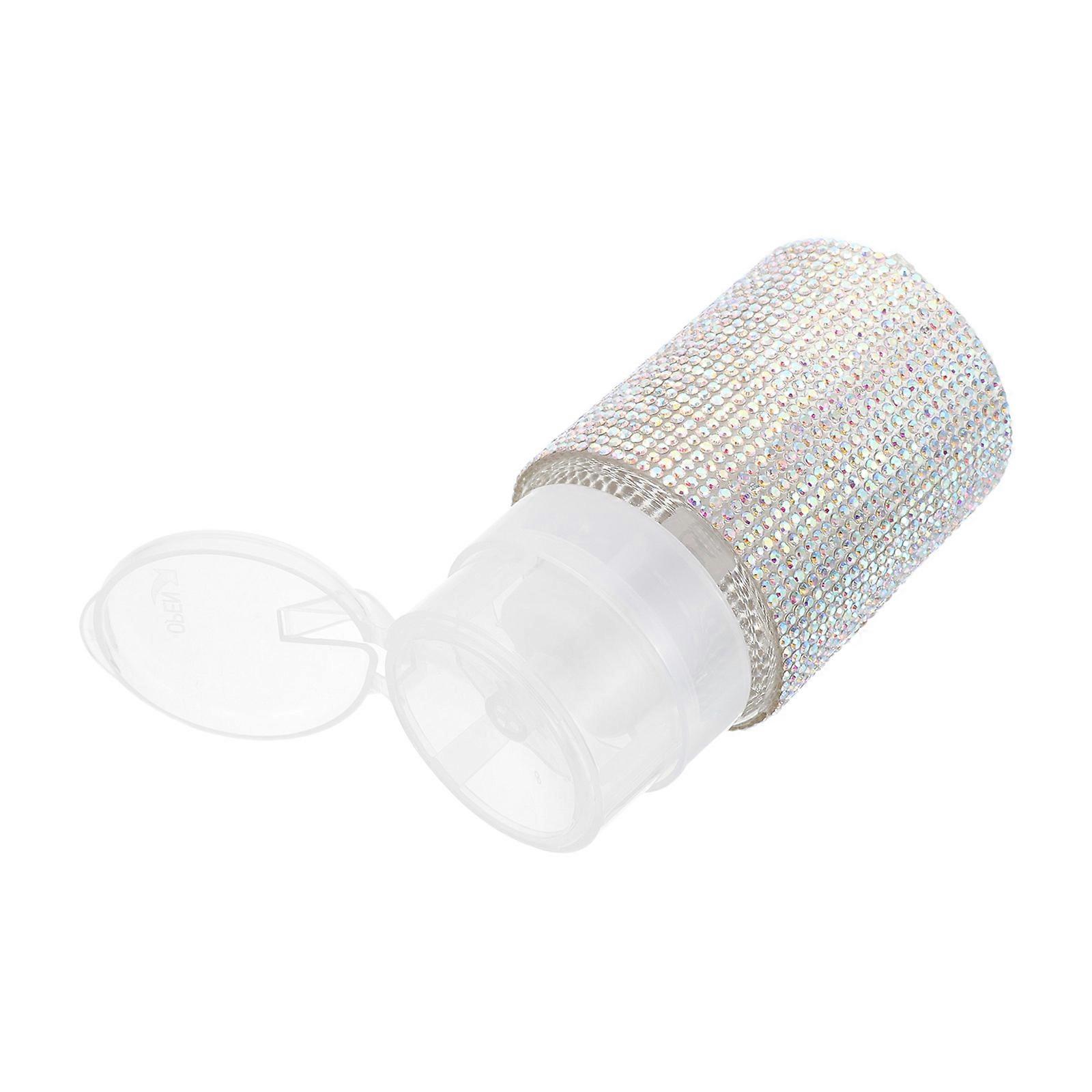 Pump Bottle Dispenser Refillable for Makeup Remover 5Pcs Push Down Container