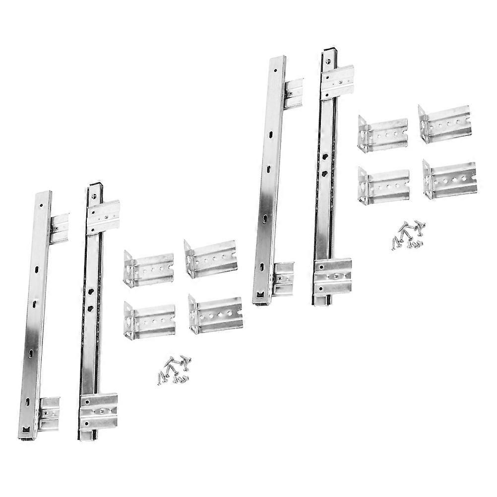 Smooth Switching Keyboard Tray Slides Durable Material Home Office 2Pairs