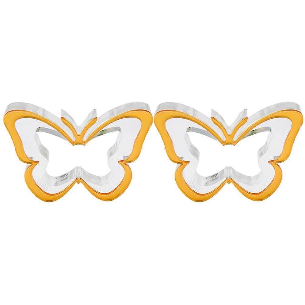 Decorative Butterfly Napkin Clasps 8Pcs For Dining And Entertainment In Golden Color Decorating Tablecloths