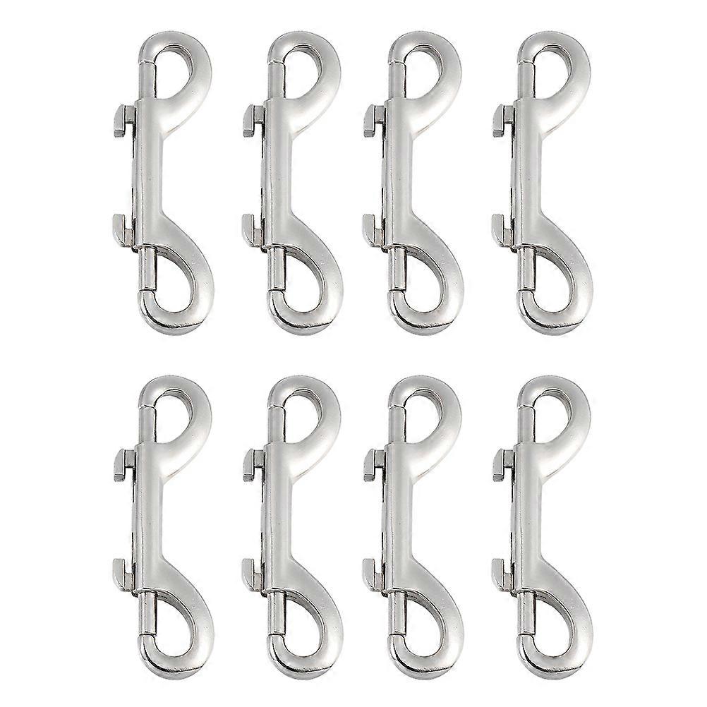 24Pcs Double Ended Trigger Hook Snap Hook for Connecting Silver Clips