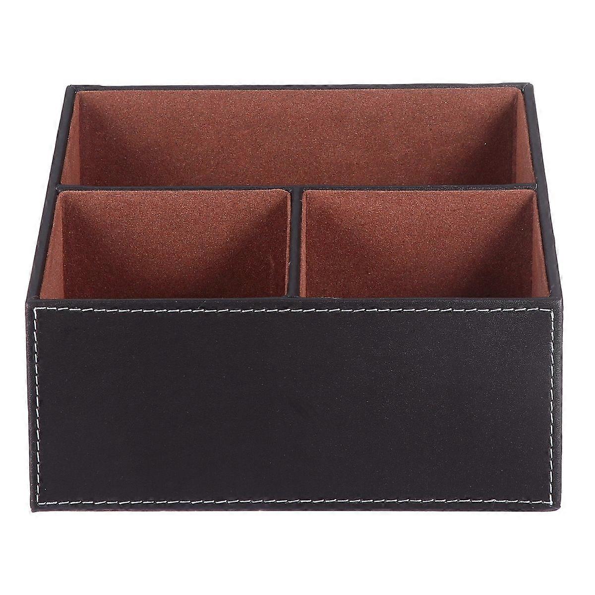 Desktop Makeup Organizer for Storage 2Pcs Creative Trapezoidal Box