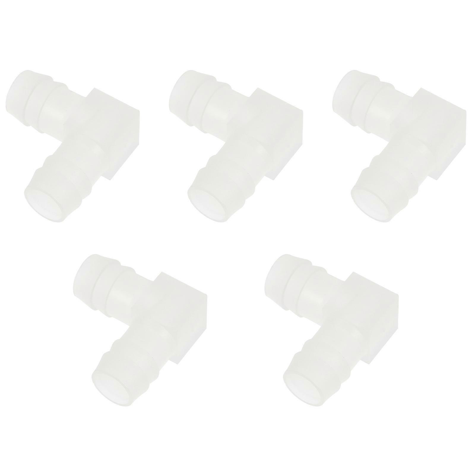 Tube Connector Plastic Elbow Connectors for Connecting 2Pcs