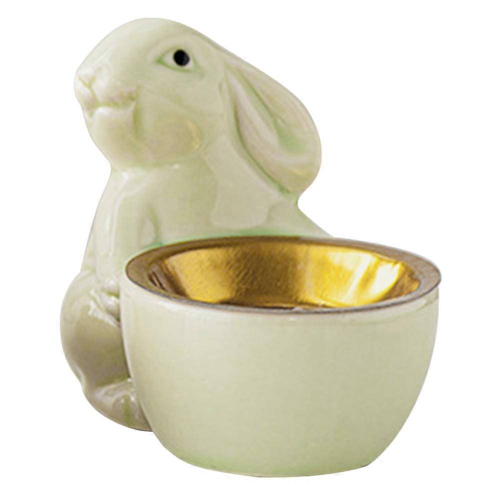 Craftsmanship Rabbit Shape Incense Burner For Home Office Tea Table Decor 2Pcs