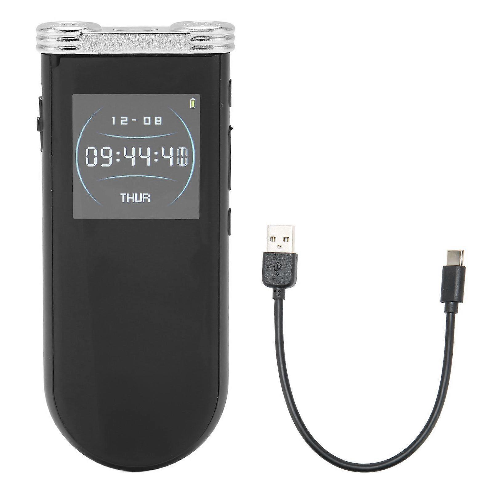 Digital Voice Recorder 1080P HD Noise Reduction AI Smart Motion Detection Speaker Sound Recorder with Playback 256GB