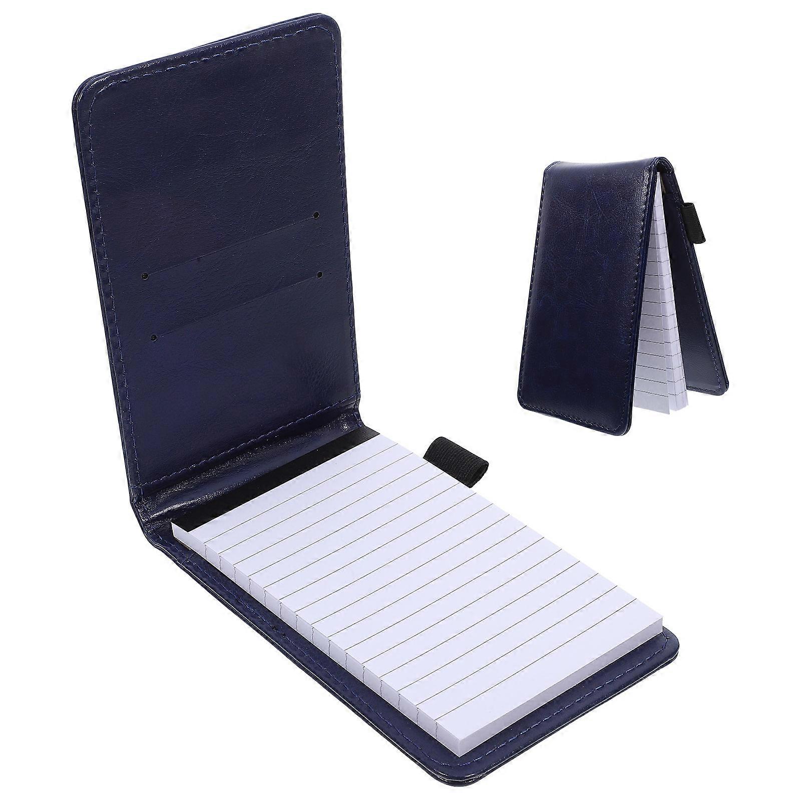 Business Notebook Portable Notepad for Office 3Pcs Lined Notepad Dark Blue