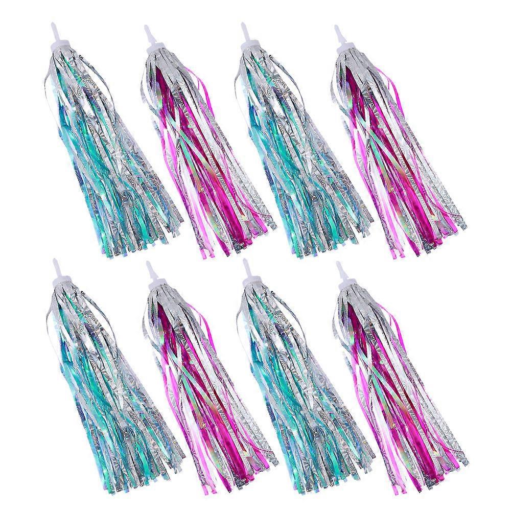 Multi Bicycle Tassels For Children's Rides 11X0.8X0.8In Flair Addition 4Pairs