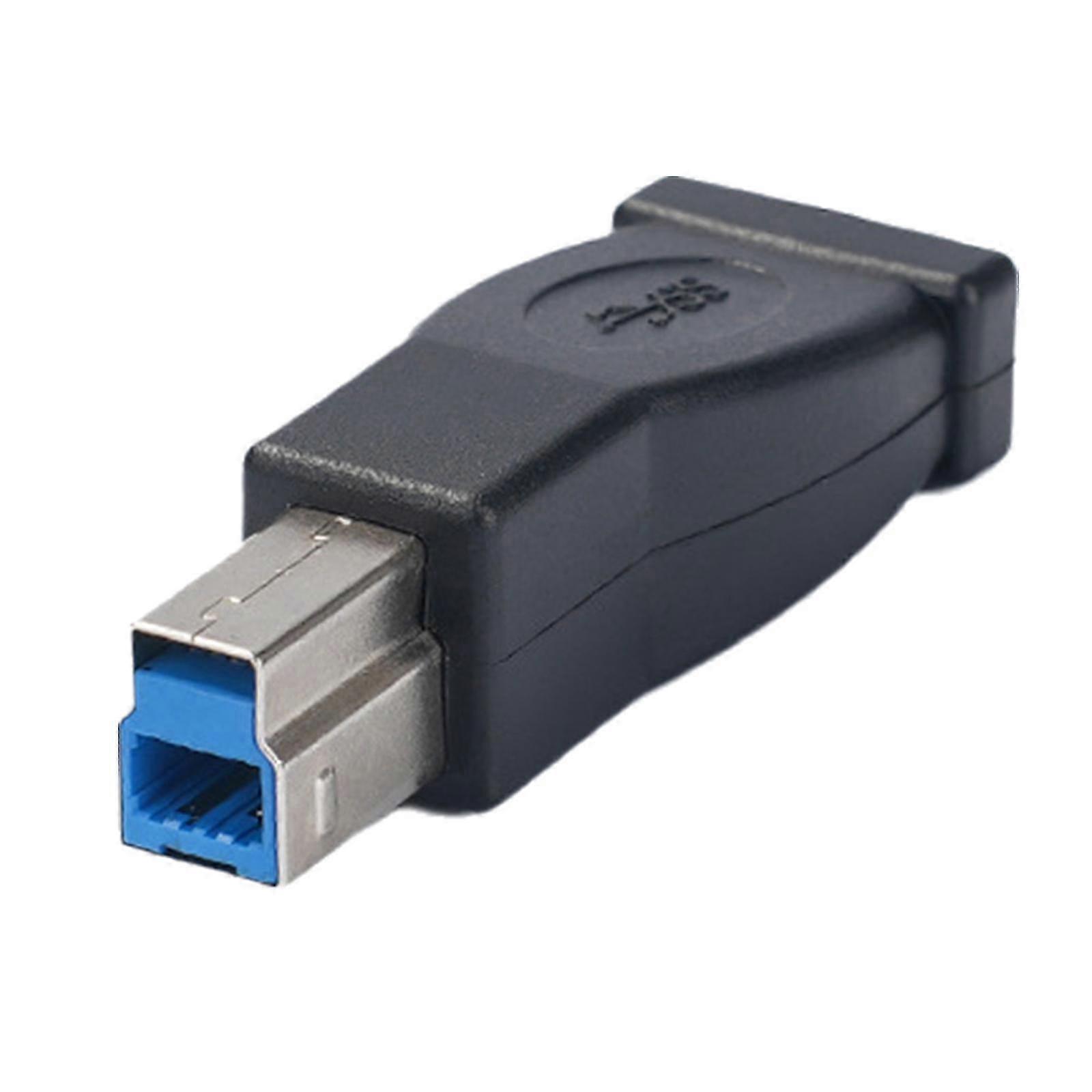 Type C Female to USB B Male Adapter for Efficient Data Transfer and Charging for Printers and External Hard Drive black 26s