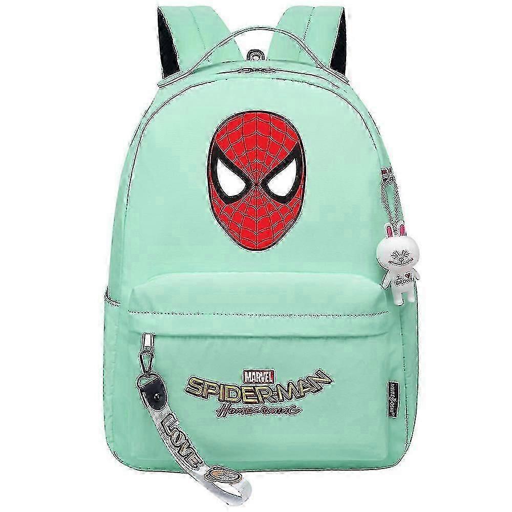 Spiderman Kawaii Backpack For Boys, Girls, Kids - Durable Canvas Laptop Bagpack With School Book Bags, Travel Backpack For Teenagers, Women-i
