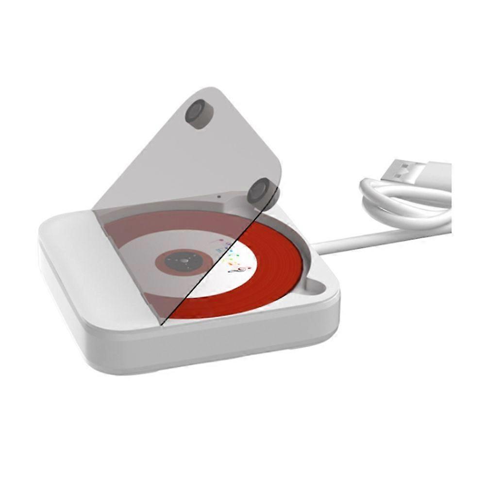 Mini Car CD Player Car External USB/AUX Connection Lossless Connection 3.5 Audio Line Play Portable CD Player