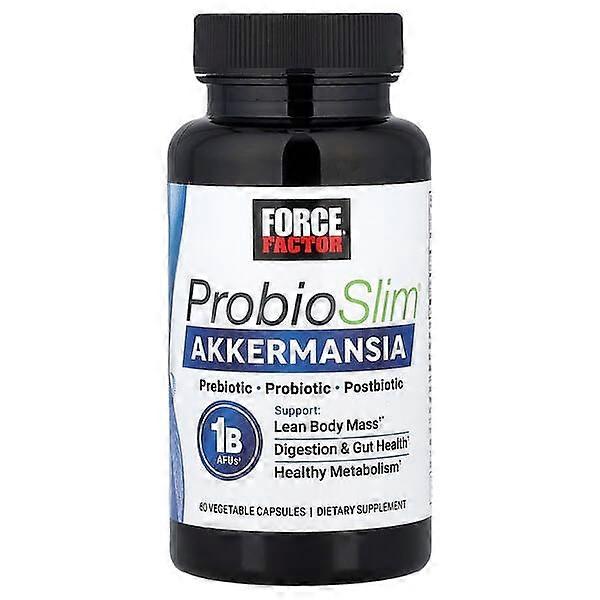 Force Factor, ProbioSlimÃÂ® Akkermansia, 60 Vegetable Capsules