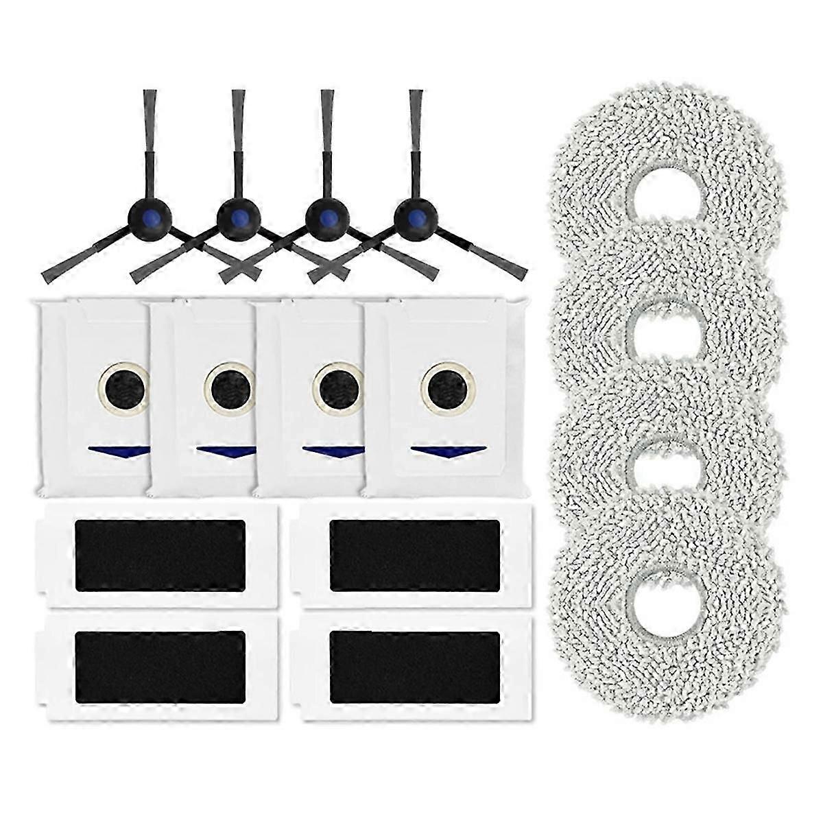 T30 Proオムニロボット交換用サイドブラシHEPAフィルターモップパッドダストバッグスペアパーツアクセサリー、1