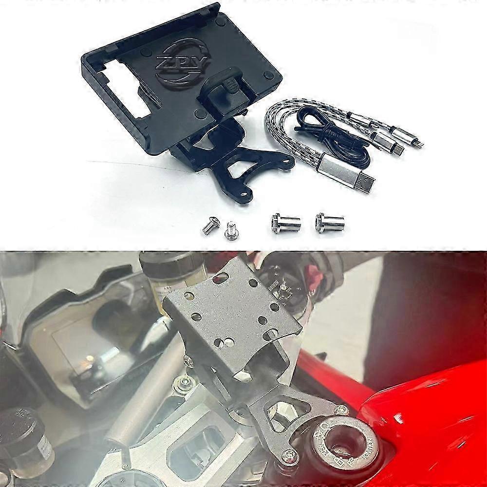 New attachment Front Phone Stand Holder Smartphone Phone GPS Navigation bracket FOR DUCATI PANIGALE V2 2020 2022 2022 2023 25-26