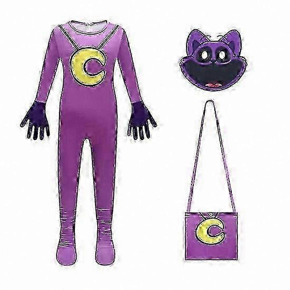 Smiling Critters Cat Cosplay Bodysuit for Halloween and Carnival Parties