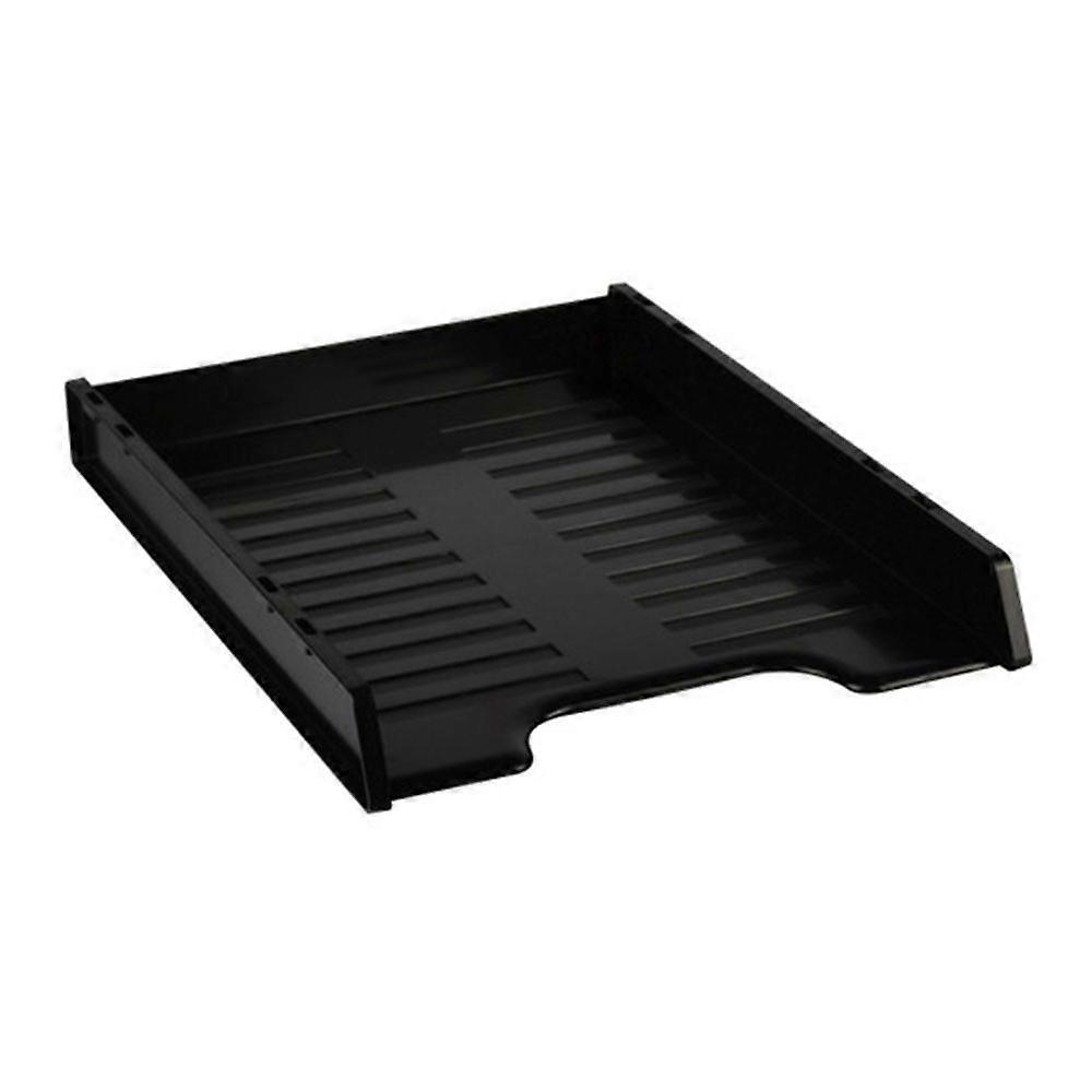 BLACK Italplast A4 Slimline Multi Fit Document Tray Extra Strength Flexible