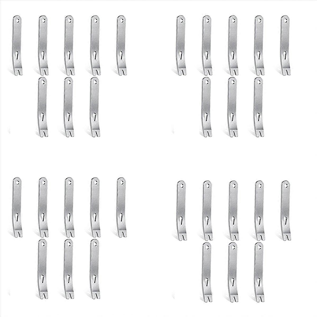 8 Pieces Mini Pry Bar Stainless Steel Flat Bar Multifunction Small