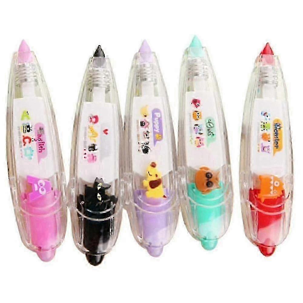 5pcs Scrapbooking Correction Tape Correction Pen Tape Diy Decorative Correction Tape For Diary Notebook Decoration-Good