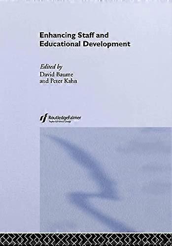 Enhancing Staff and Educational Development